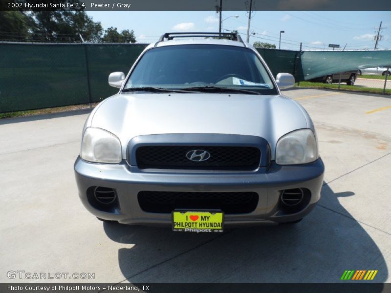 Pewter / Gray 2002 Hyundai Santa Fe 2.4