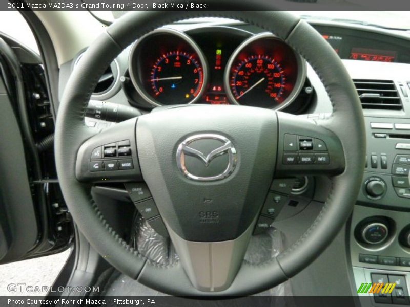 Black Mica / Black 2011 Mazda MAZDA3 s Grand Touring 4 Door