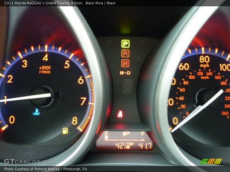 Black Mica / Black 2011 Mazda MAZDA3 s Grand Touring 4 Door