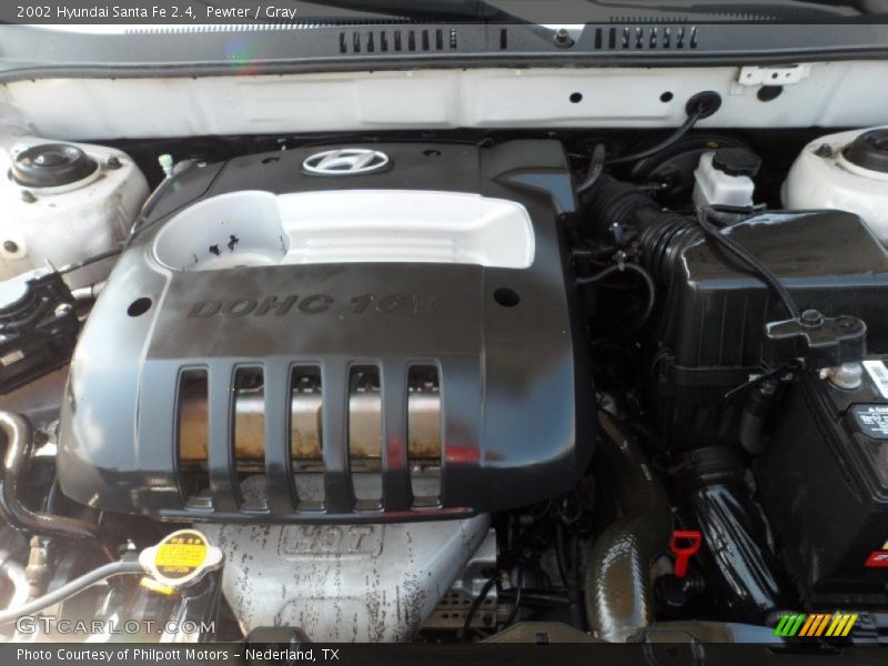  2002 Santa Fe 2.4 Engine - 2.4 Liter DOHC 16-Valve 4 Cylinder
