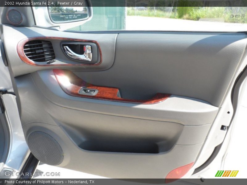 Pewter / Gray 2002 Hyundai Santa Fe 2.4