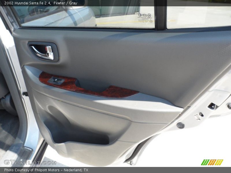 Pewter / Gray 2002 Hyundai Santa Fe 2.4
