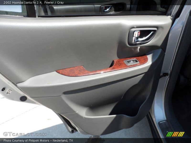 Pewter / Gray 2002 Hyundai Santa Fe 2.4