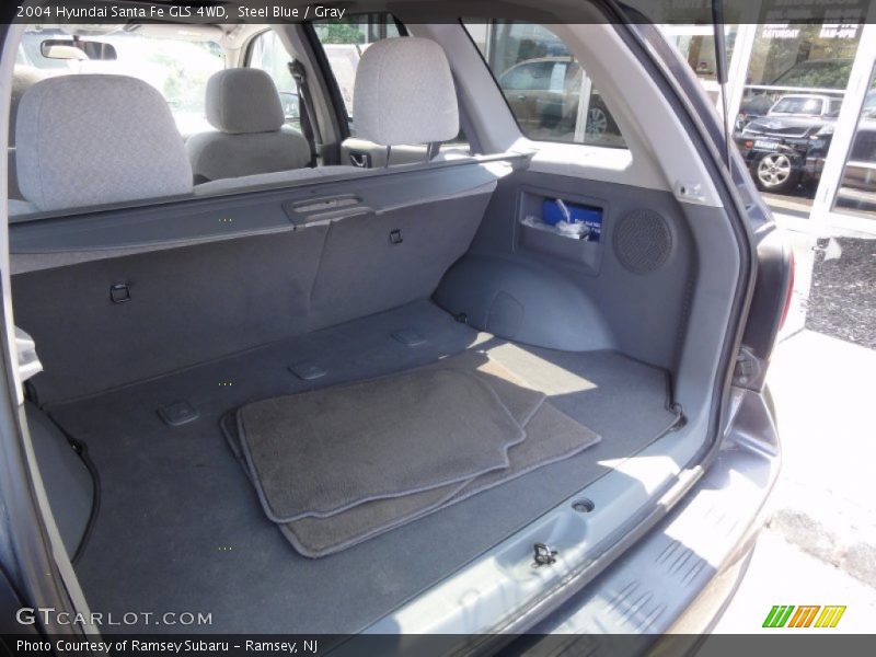 Steel Blue / Gray 2004 Hyundai Santa Fe GLS 4WD