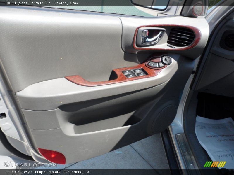 Pewter / Gray 2002 Hyundai Santa Fe 2.4