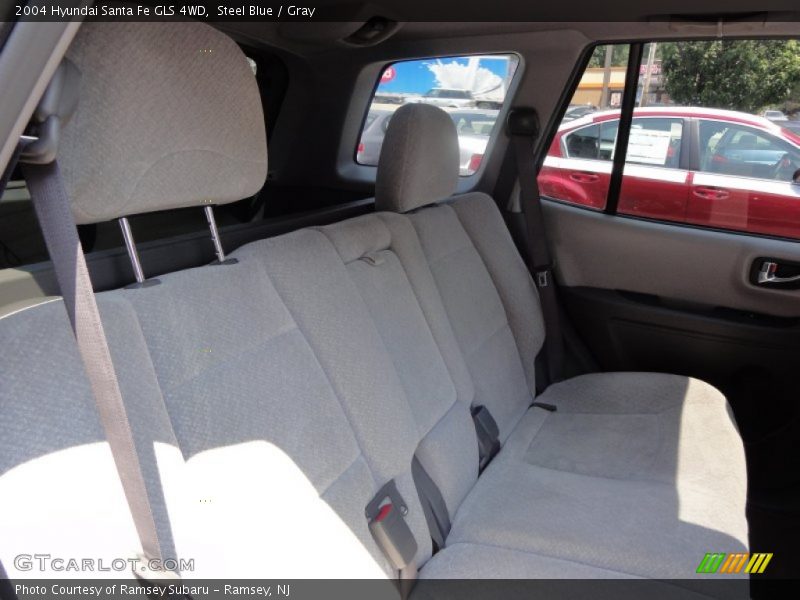 Steel Blue / Gray 2004 Hyundai Santa Fe GLS 4WD