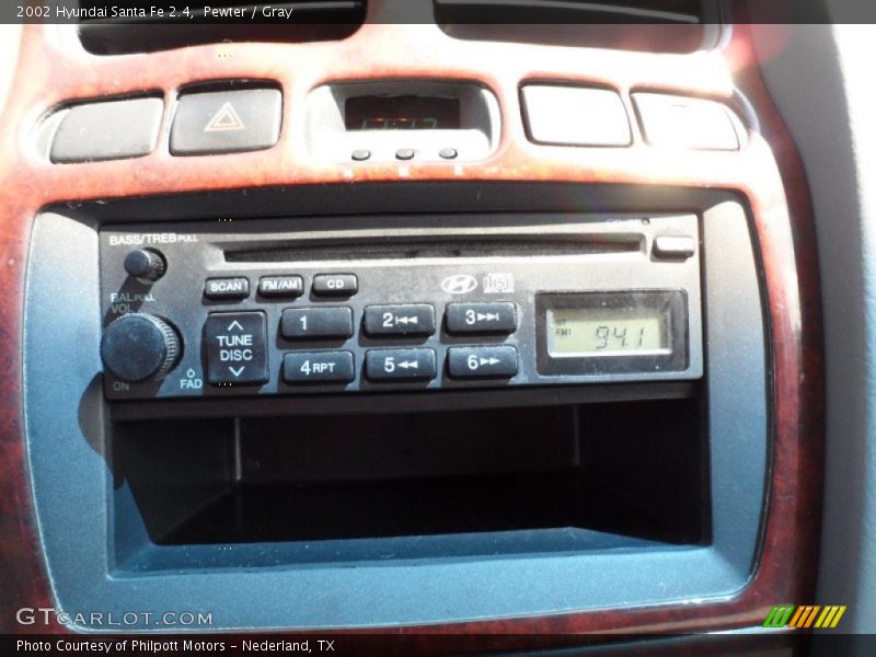 Pewter / Gray 2002 Hyundai Santa Fe 2.4