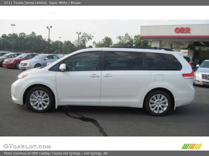 Super White / Bisque 2011 Toyota Sienna Limited