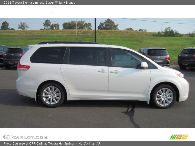 Super White / Bisque 2011 Toyota Sienna Limited