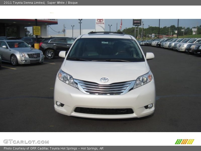 Super White / Bisque 2011 Toyota Sienna Limited