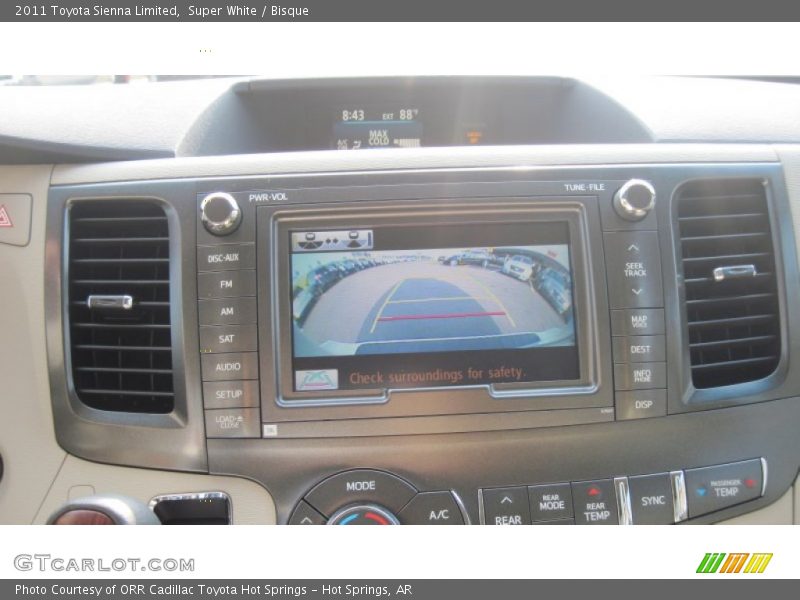 Super White / Bisque 2011 Toyota Sienna Limited