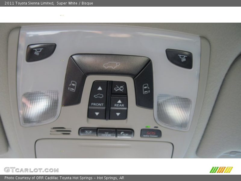 Super White / Bisque 2011 Toyota Sienna Limited