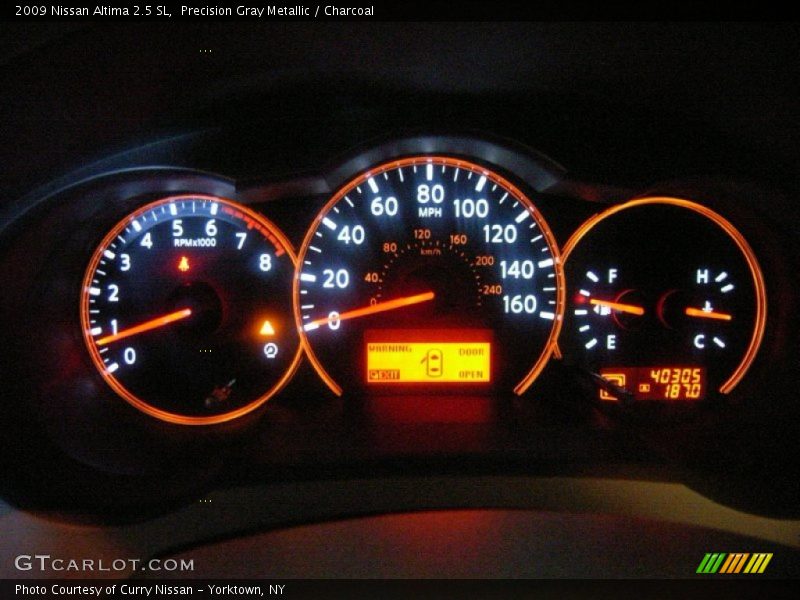 Precision Gray Metallic / Charcoal 2009 Nissan Altima 2.5 SL