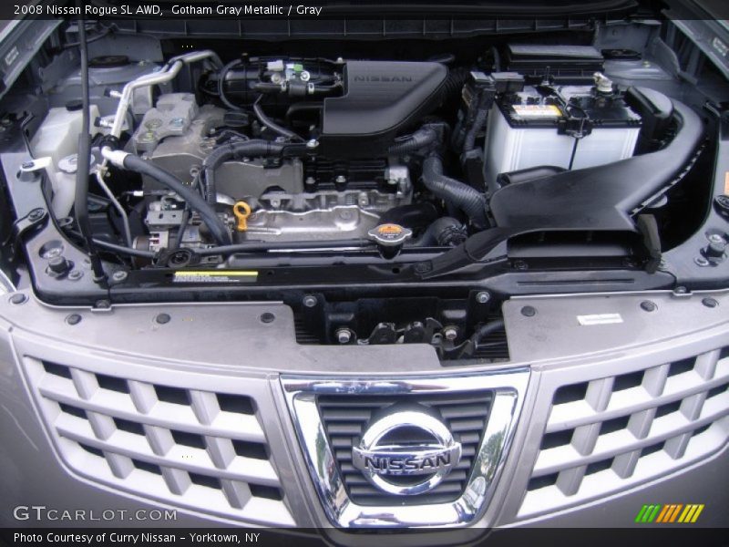 Gotham Gray Metallic / Gray 2008 Nissan Rogue SL AWD