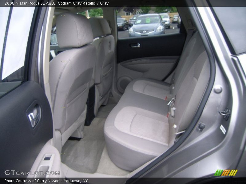Gotham Gray Metallic / Gray 2008 Nissan Rogue SL AWD