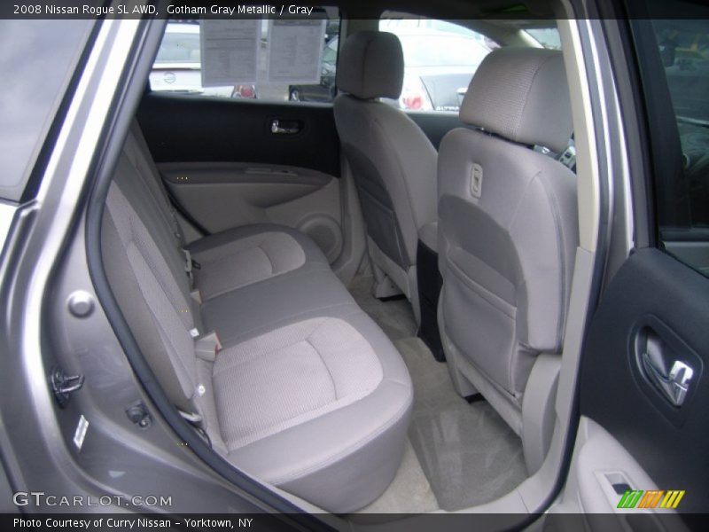 Gotham Gray Metallic / Gray 2008 Nissan Rogue SL AWD