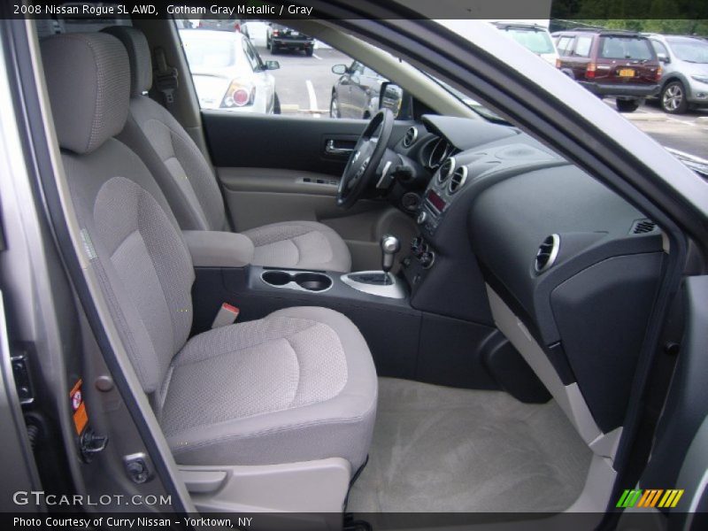 Gotham Gray Metallic / Gray 2008 Nissan Rogue SL AWD