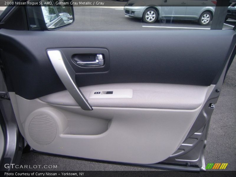 Gotham Gray Metallic / Gray 2008 Nissan Rogue SL AWD