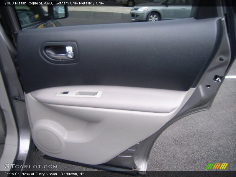 Gotham Gray Metallic / Gray 2008 Nissan Rogue SL AWD