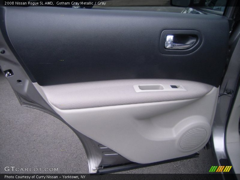 Gotham Gray Metallic / Gray 2008 Nissan Rogue SL AWD