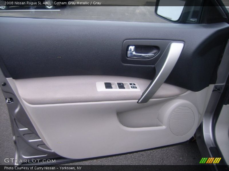 Gotham Gray Metallic / Gray 2008 Nissan Rogue SL AWD