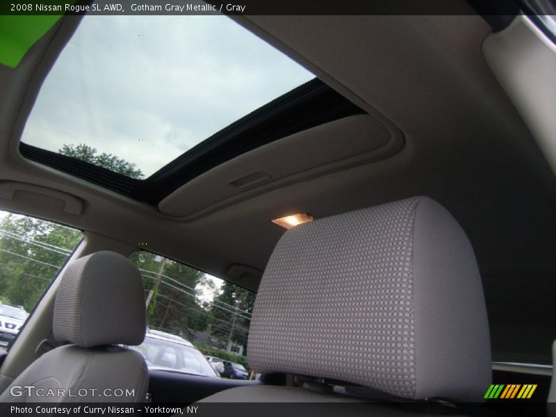 Gotham Gray Metallic / Gray 2008 Nissan Rogue SL AWD