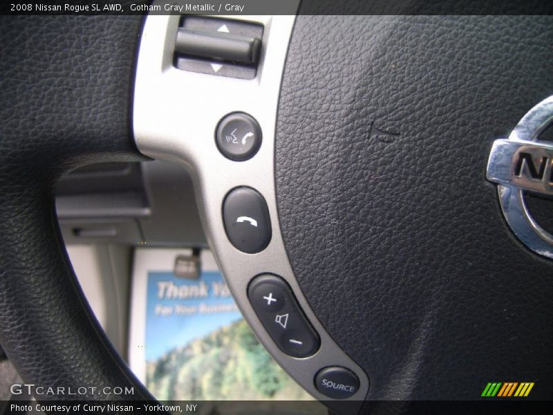 Gotham Gray Metallic / Gray 2008 Nissan Rogue SL AWD