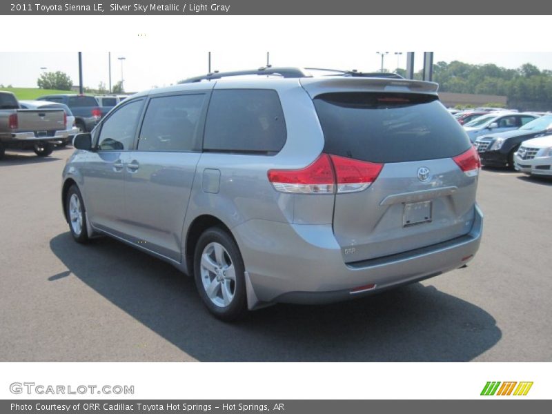 Silver Sky Metallic / Light Gray 2011 Toyota Sienna LE