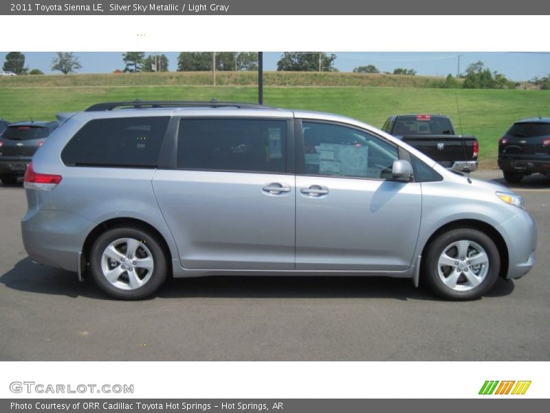 Silver Sky Metallic / Light Gray 2011 Toyota Sienna LE