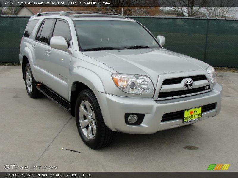 Titanium Metallic / Stone 2007 Toyota 4Runner Limited 4x4