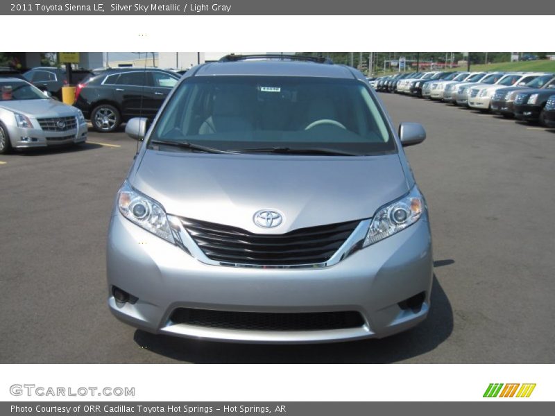 Silver Sky Metallic / Light Gray 2011 Toyota Sienna LE
