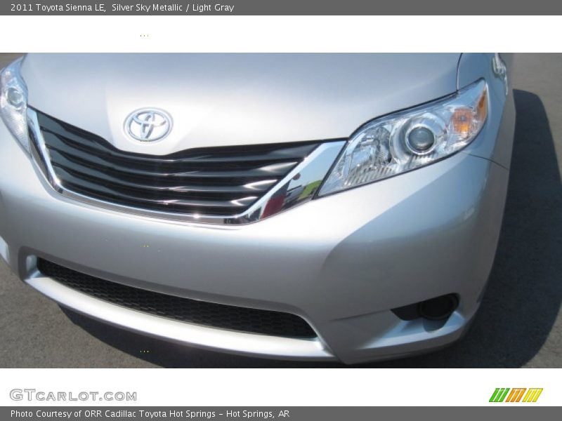 Silver Sky Metallic / Light Gray 2011 Toyota Sienna LE
