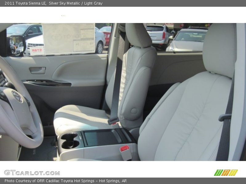 Silver Sky Metallic / Light Gray 2011 Toyota Sienna LE