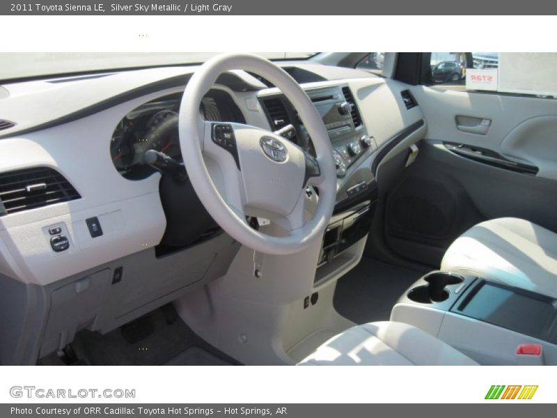 Silver Sky Metallic / Light Gray 2011 Toyota Sienna LE
