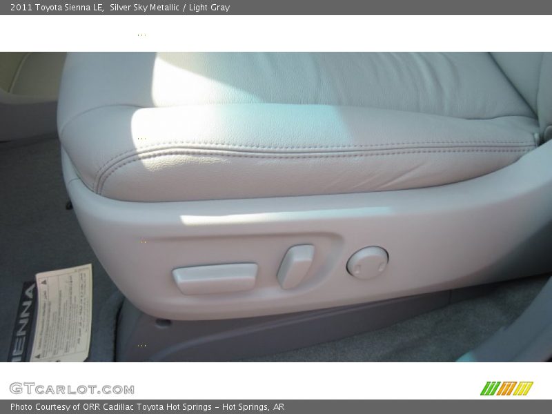 Silver Sky Metallic / Light Gray 2011 Toyota Sienna LE