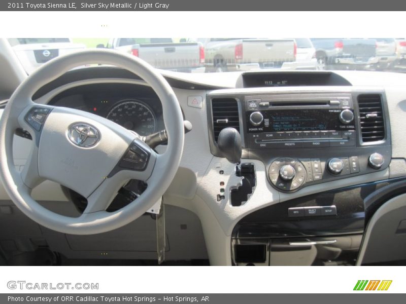 Silver Sky Metallic / Light Gray 2011 Toyota Sienna LE