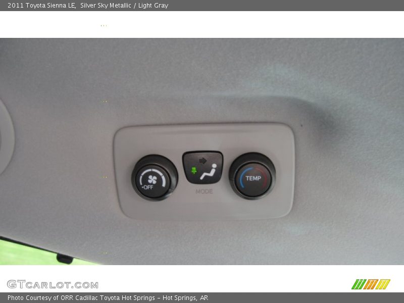 Silver Sky Metallic / Light Gray 2011 Toyota Sienna LE