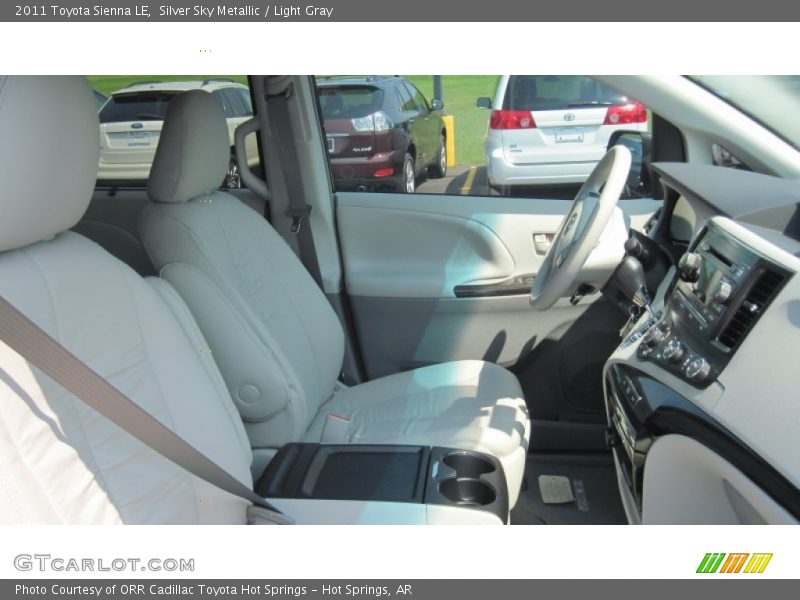 Silver Sky Metallic / Light Gray 2011 Toyota Sienna LE