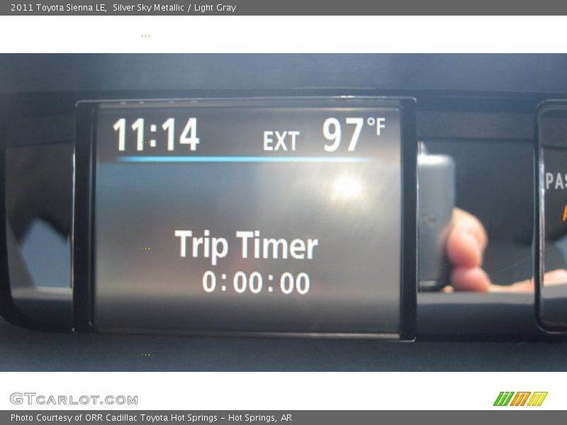 Silver Sky Metallic / Light Gray 2011 Toyota Sienna LE