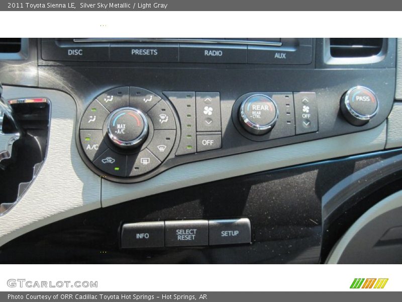 Silver Sky Metallic / Light Gray 2011 Toyota Sienna LE