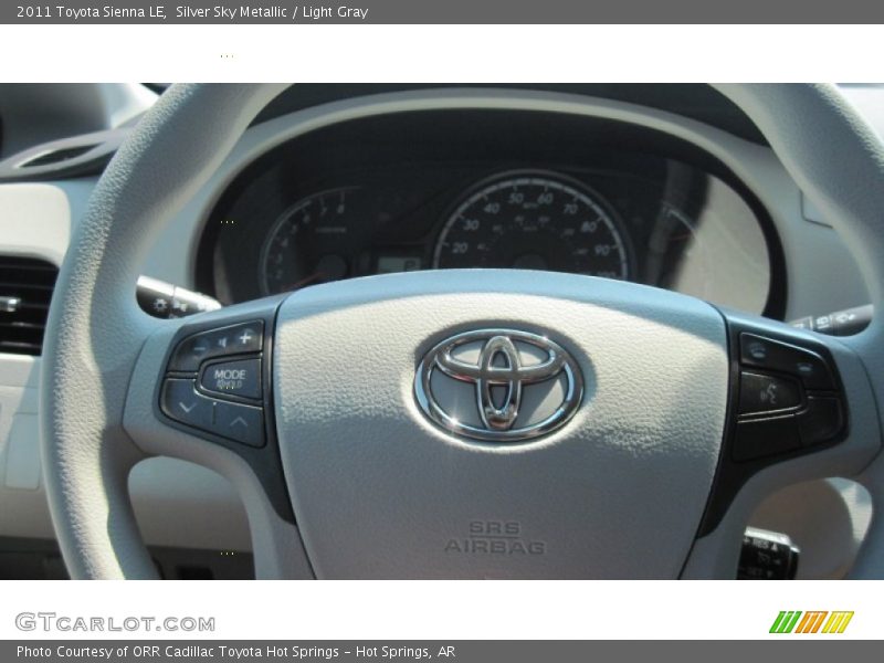 Silver Sky Metallic / Light Gray 2011 Toyota Sienna LE