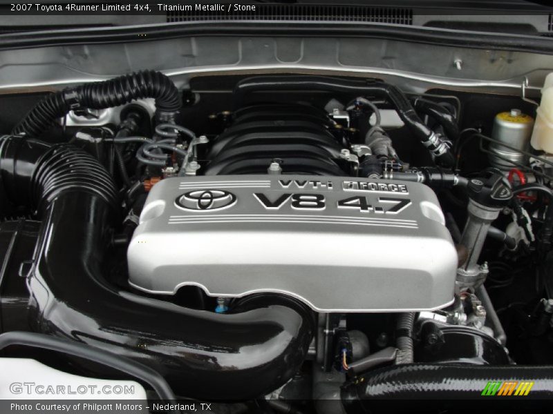  2007 4Runner Limited 4x4 Engine - 4.7 Liter DOHC 32-Valve VVT-i V8