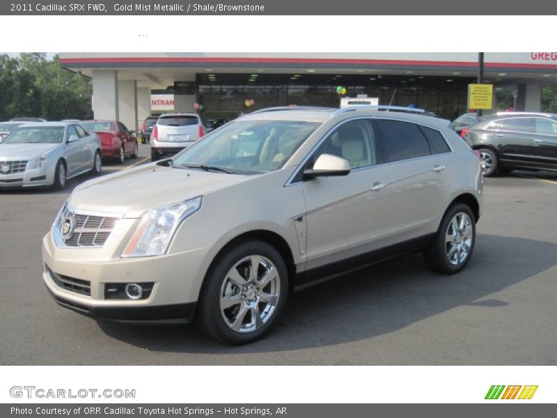 Gold Mist Metallic / Shale/Brownstone 2011 Cadillac SRX FWD