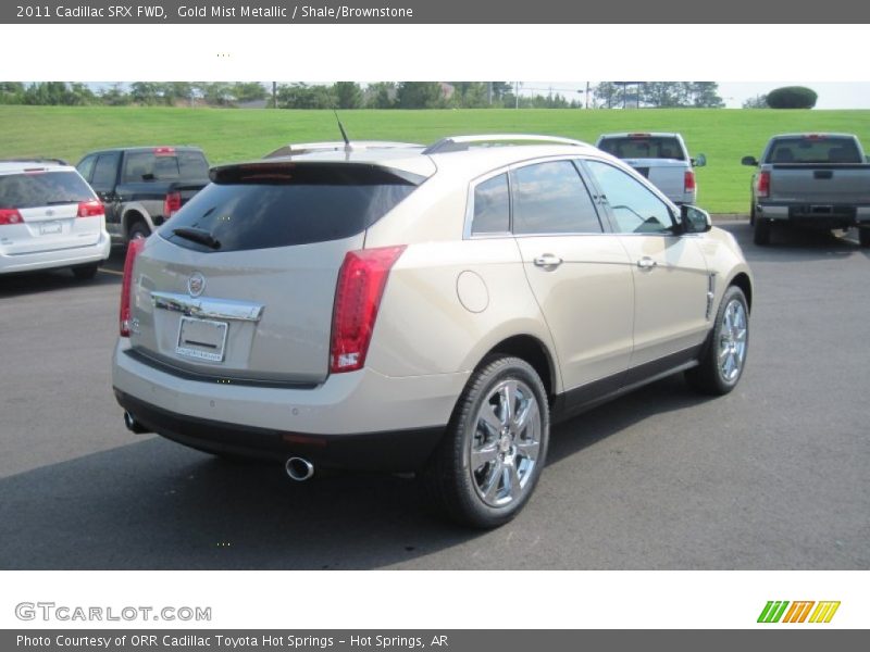 Gold Mist Metallic / Shale/Brownstone 2011 Cadillac SRX FWD