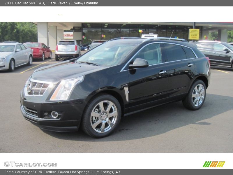 Black Raven / Ebony/Titanium 2011 Cadillac SRX FWD