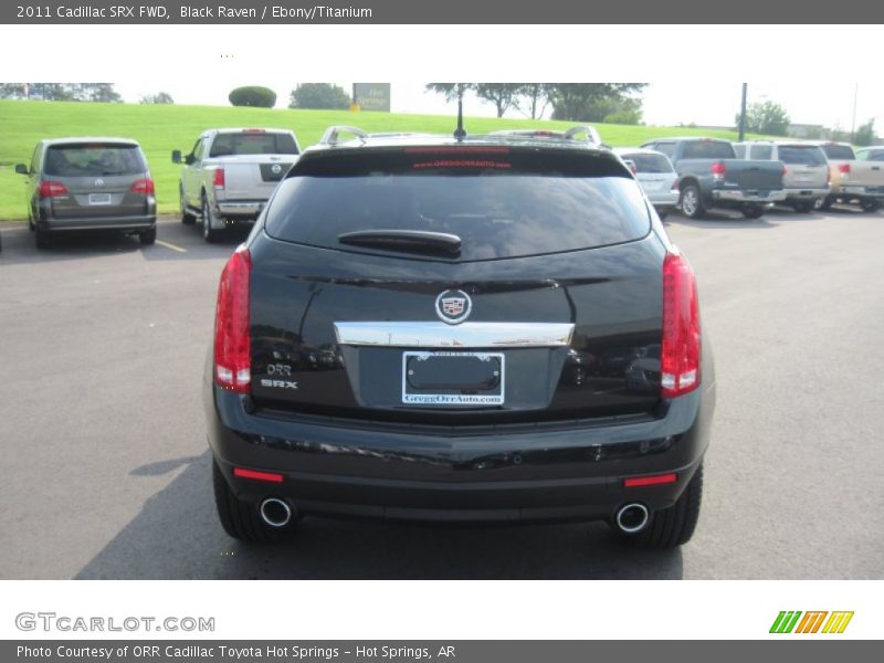 Black Raven / Ebony/Titanium 2011 Cadillac SRX FWD