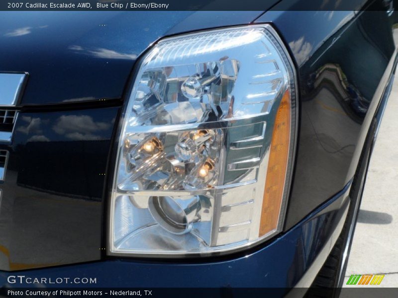 Blue Chip / Ebony/Ebony 2007 Cadillac Escalade AWD