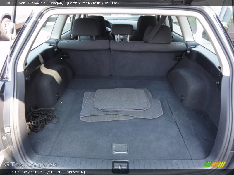 Quartz Silver Metallic / Off Black 2008 Subaru Outback 2.5i Wagon
