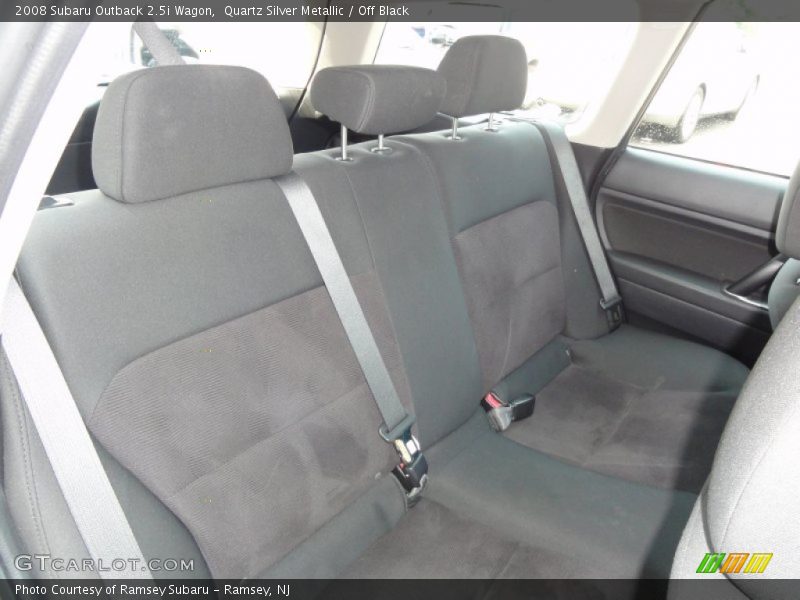 Quartz Silver Metallic / Off Black 2008 Subaru Outback 2.5i Wagon