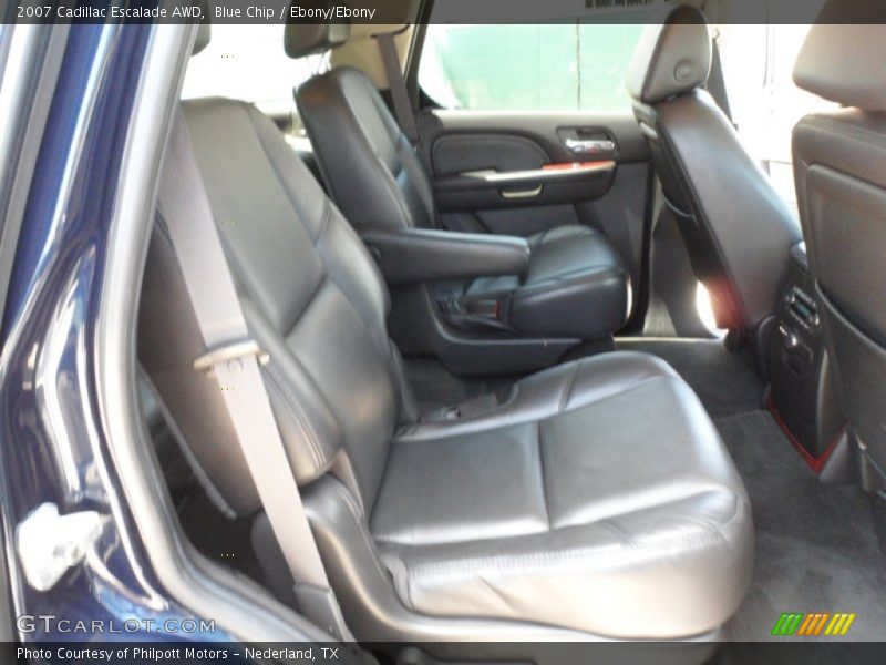 Blue Chip / Ebony/Ebony 2007 Cadillac Escalade AWD